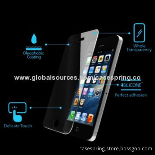 Tempered-glass screen protectors for iPhone 5s, bubble-free, easy to install